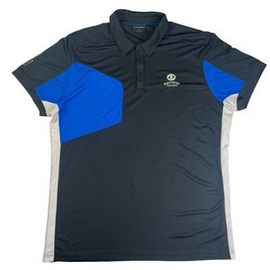 Galvin Green Snap Polo Shirt Mens 2XL VENTIL8 PLUS Zip Pocket Golf Pacific Dunes